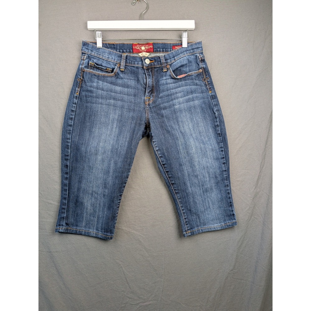 Lucky Brand Sofia Boot Ankle Jeans Womens 12/31 Blue Denim